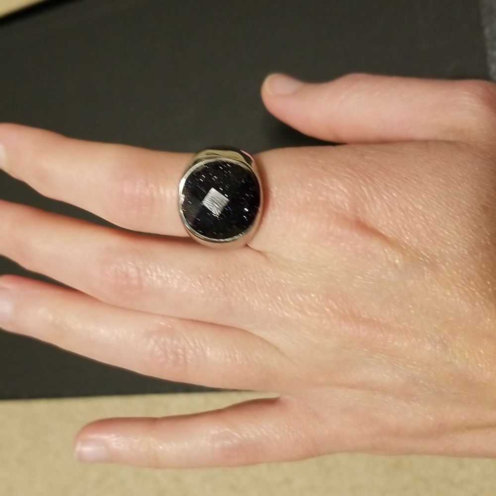 Stainless Steel Statement Ring. - image 2